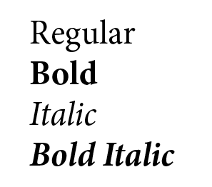 A Brief Lesson In Typefaces
