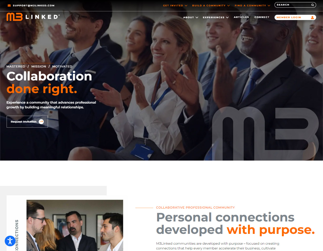 Screenshot of an Example of Michigan Creative's Expert Website Development and Design Services